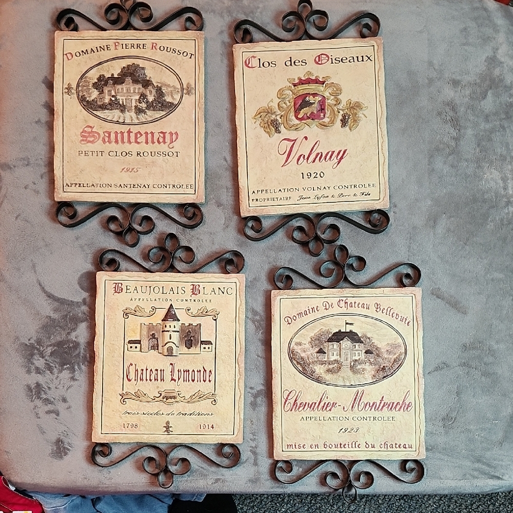 *RARE FIND* Pamela Gladding Wine Label